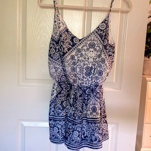 One Clothing Navy Romper